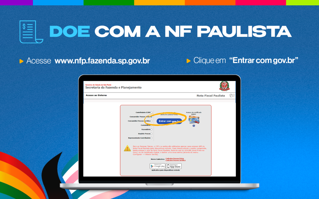 Você sabia que a sua Nota Fiscal Paulista pode mudar vidas na Casa Neon Cunha?