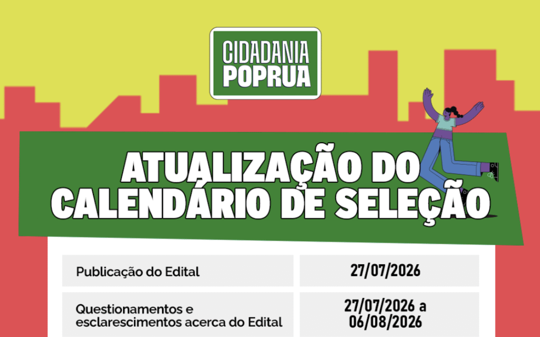 Alteração do Calendário de Seleção do Edital PAR/CAIS